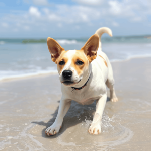 Chien plage Gironde (33)